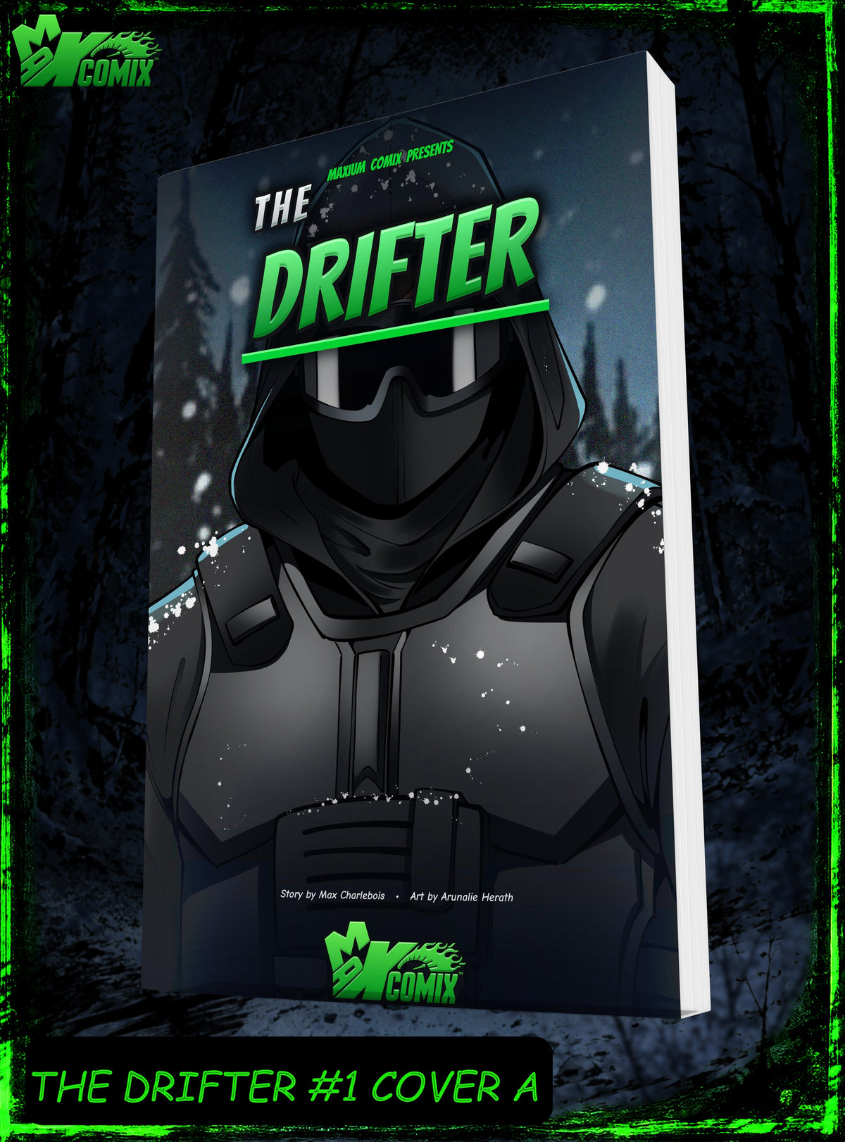 The Drifter #1 standard cover comic book from Maxium Comix